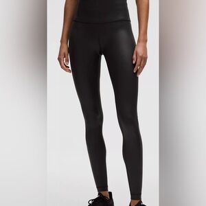 Lululemon Athletica Black foil Leggings
